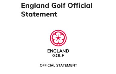 golf union england official statment