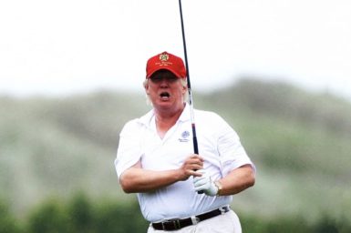 trump golfing