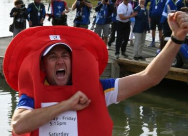 Ian Poulter FRANCK FIFE / AFP