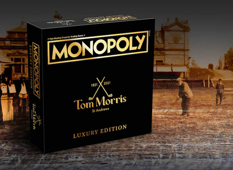 Une édition spéciale du Monopoly pour le bicentenaire de Old Tom Morris -  Golf Planète