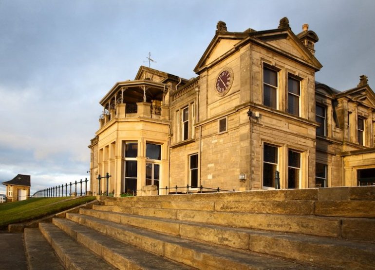 Royal and Ancient Golf Club, St. Andrews Photo Mark Sunderland / Robert Harding Heritage / robertharding via AFP