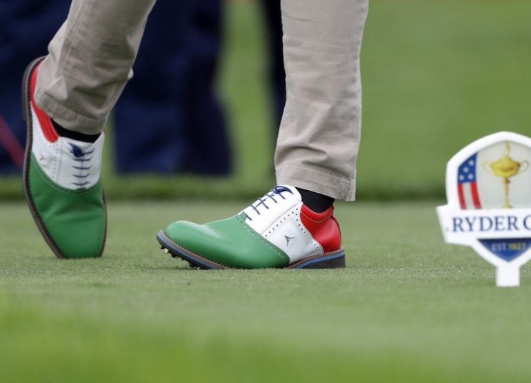 italian-italy-italy-golf-shoes-shoes Photo by STREETER LECKA / GETTY IMAGES NORTH AMERICA / Getty Images via AFP