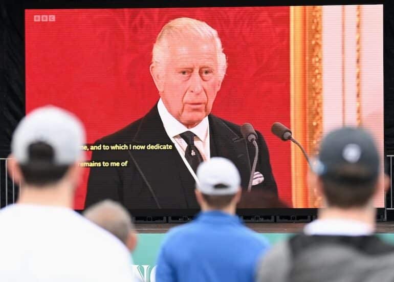 ROI Charles III Photo by Eamonn M. McCormack / GETTY IMAGES EUROPE / Getty Images via AFP