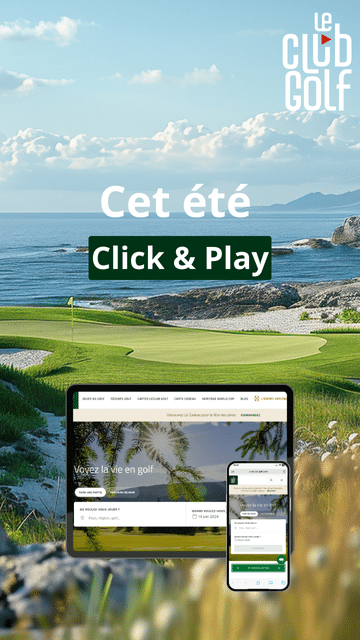 LeClub Golf D07 2024 Pass Click and Play – Bannière verticale