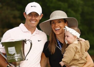 Rory McIlroy Erica Stoll Photo by Jared C. Tilton / GETTY IMAGES NORTH AMERICA / Getty Images via AFP