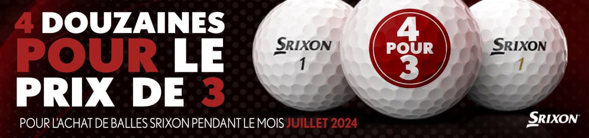 Srixon D15 2024 Balles promo été – Bannière large