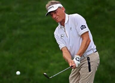 Bernhard Langer Photo by Drew Hallowell / GETTY IMAGES NORTH AMERICA / Getty Images via AFP