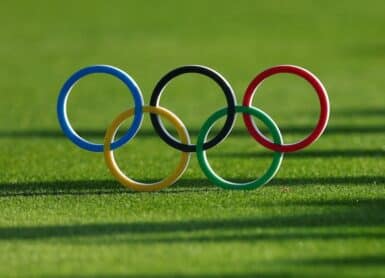 Olympic ring Photo by Andrew Redington/Getty Images