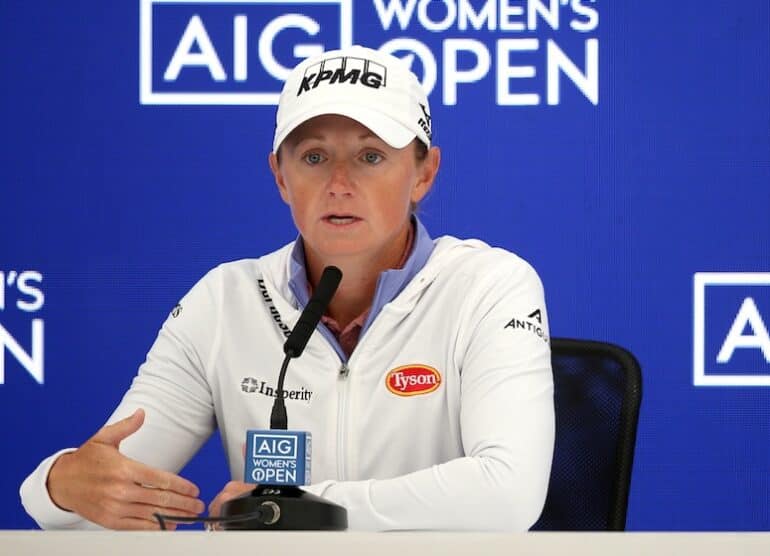 Stacy Lewis Photo by Kate McShane/R&A via Getty Images