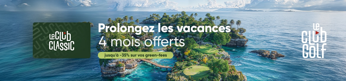 LeClub Golf D08 2024 4 mois offerts – Bannière large