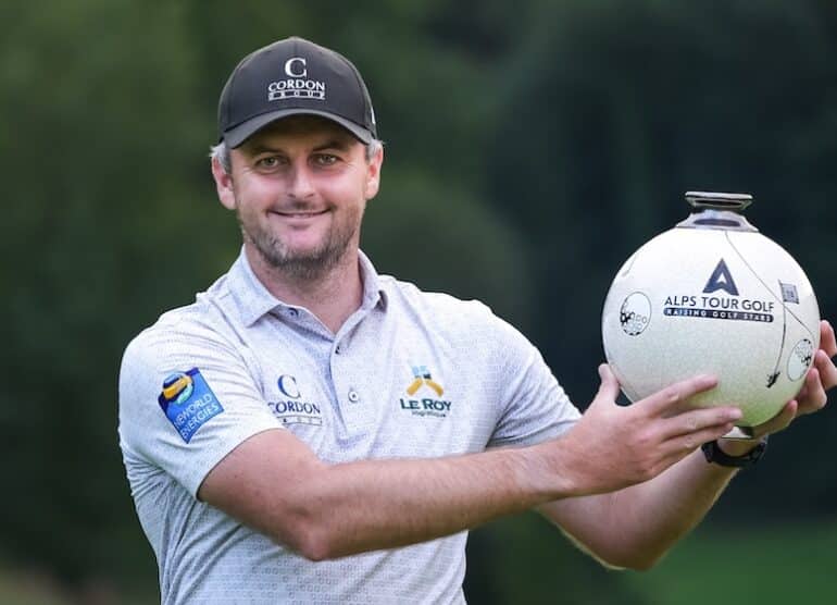 damien-perrier-victoire-alps-tour-ugolf-longwy Photo Credit: Alps Tour Golf / Federico Capretti