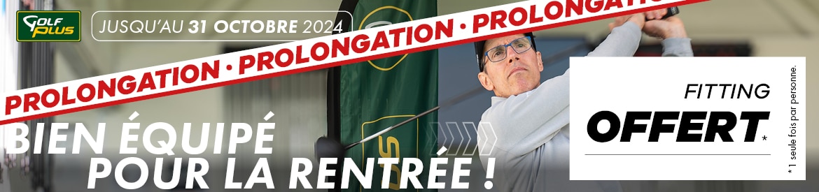 Golf Plus D31 – 2024 Prolongation Fitting offert – bannière