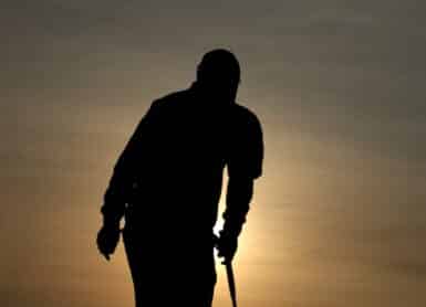 silhouette golfer Photo by Jack Thomas / GETTY IMAGES ASIAPAC / Getty Images via AFP)