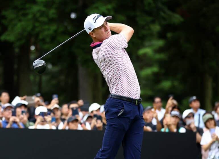 Justin Thomas Photo by Yong Teck Lim / GETTY IMAGES ASIAPAC / Getty Images via AFP