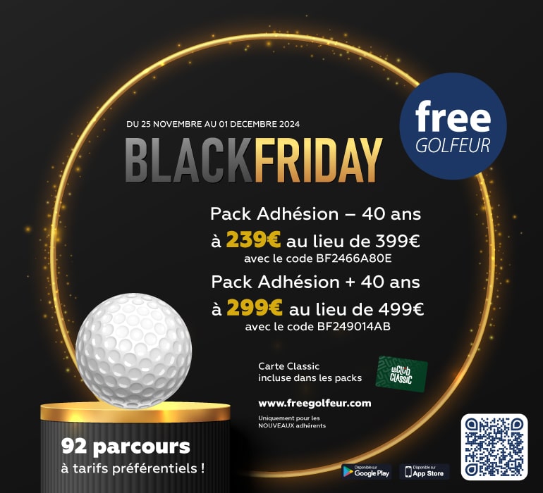 BlueGreen D13 2024 Free Golfeur – ticket carré