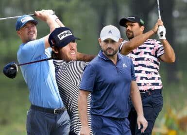 golf-langasque-perez-amat-levy-dpworld-tour ©AFP/GETTY