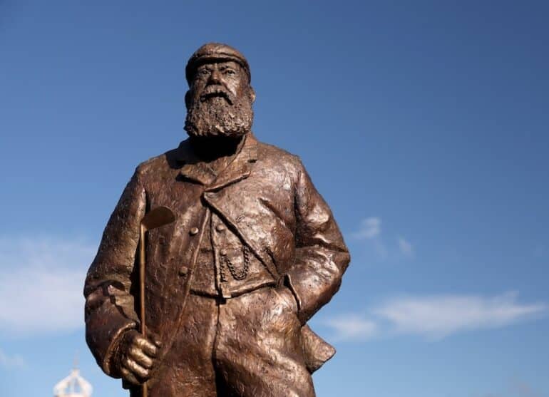 Old Tom Morris Photo by Warren Little / GETTY IMAGES EUROPE / Getty Images via AFP)