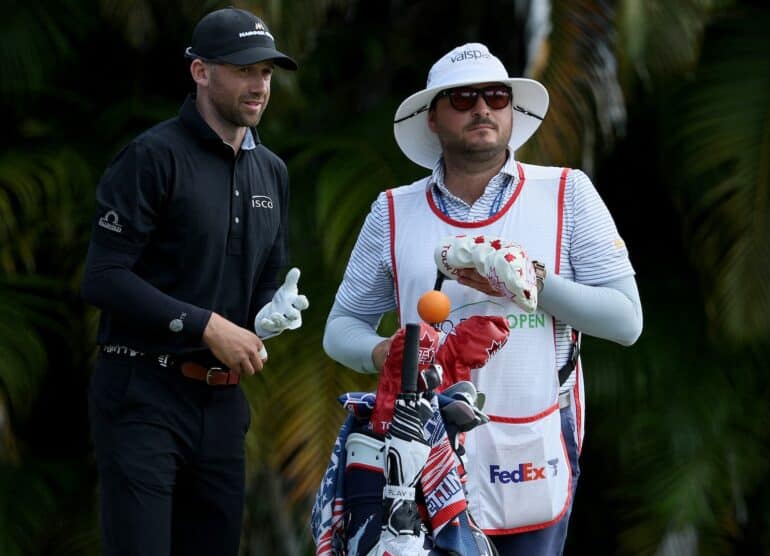 Ben Silverman Caddie Bryan Kopsick Andy Lyons/Getty Images/AFP