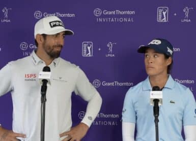 golf-pga-lpga-grant-thornton-invitational-matthieu-pavon-celine-boutier