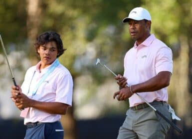 Tiger Woods Charlie Woods Andrew Redington/Getty Images/AFP