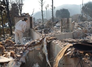 feu los angeles Photo by Cecilia SANCHEZ / AFP)