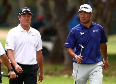 Mao Matsuyama, Hideki Matsuyama Photo by Maddie Meyer / GETTY IMAGES NORTH AMERICA / Getty Images via AFP