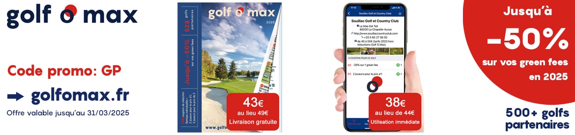 Golf O Max – E01 – 2025 – Offre Golf Planète V2 – Bannière large