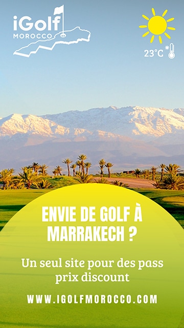 iGolf Morroco E01 2025 – Envie de golf à Marrakech – Bannière verticale