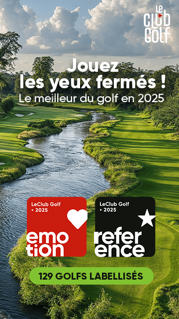 LeClub Golf E03 2025 Labels Emotion et Références – Bannière verticale