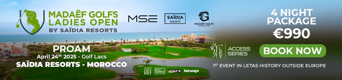 Saïdia Resort E01 2025 – Promotion du Madael Golfs Ladies Open  – Bannière large