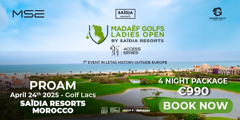 Saïdia Resort E01 2025 – Promotion du Madael Golfs Ladies Open – Bandeau