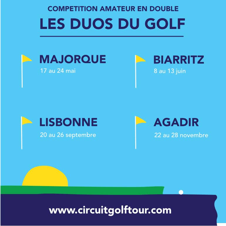 Golf First – E01 – 2025 – Duos du golf – Pavé Carré