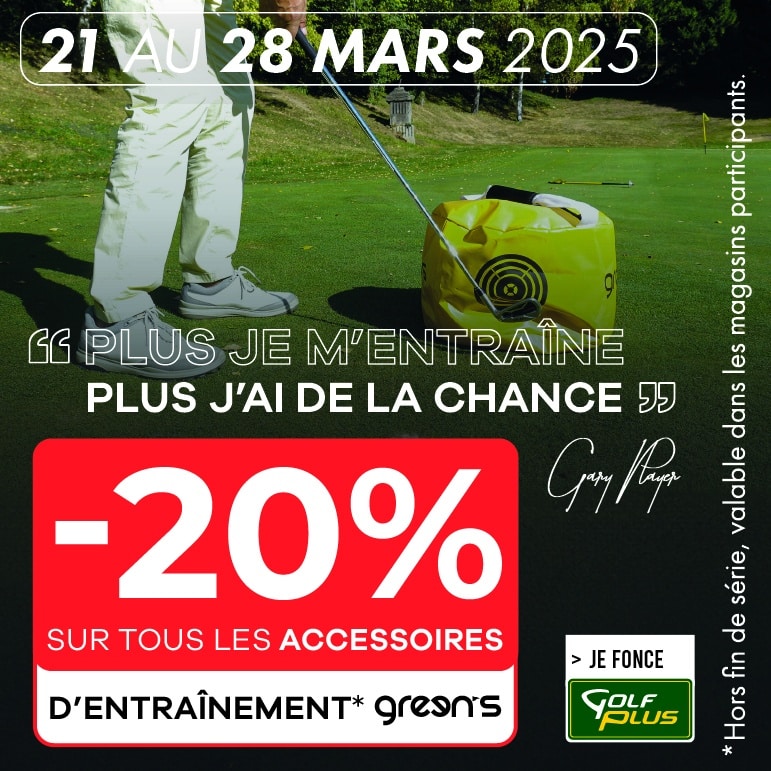 Golf Plus E06 – Accessoires Entrainement – ticket carré