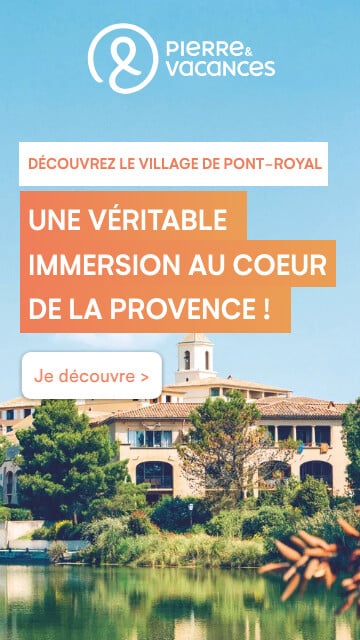 Pierre&Vacances E01 2025 – Pont Royal – Bannière verticale